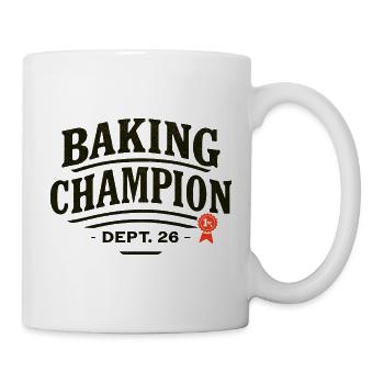 Backchampion Abzeichen – Dept 26 - Tasse - Weiß - Rechts