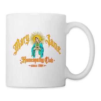 Marian Madonna Homöopathieclub - Tasse - Weiß - Rechts