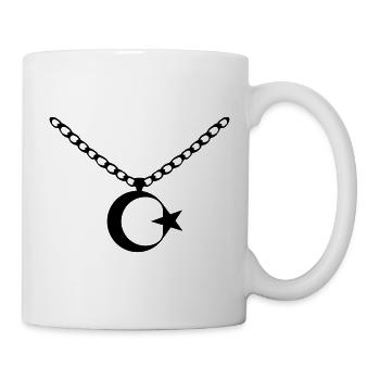 Türkei Flagge Kette - Tasse - Weiß - Rechts