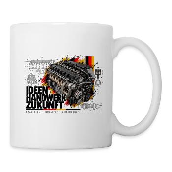 Kraftmotor German Power Engine - Tasse - Weiß - Rechts
