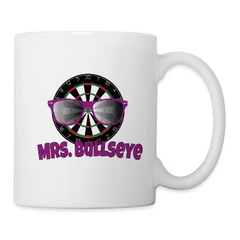 Mrs. Bullseye - Tasse - Weiß - Rechts