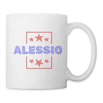 Geburtstag Alessio - Tasse - Weiß - Rechts