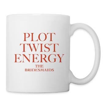 Plot-Twist: Brautjungfer Braut Junggesellin - Tasse - Weiß - Rechts