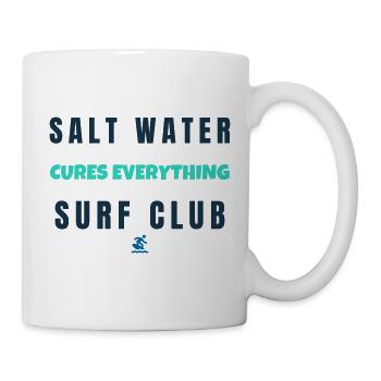 Salt Water Cures Everything Surf Club - Tasse - Weiß - Rechts