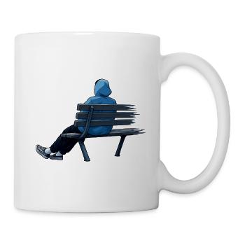 Chill deine Base. - Tasse - Weiß - Rechts