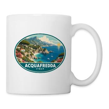 Erleben Sie Acquafredda in Italien Tyrrhenisches Meer Coa - Tasse - Weiß - Rechts