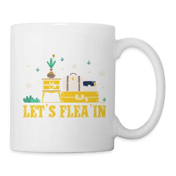 Thrift Shopper Let´s Flea´In Thrift Store - Tasse - Weiß - Rechts