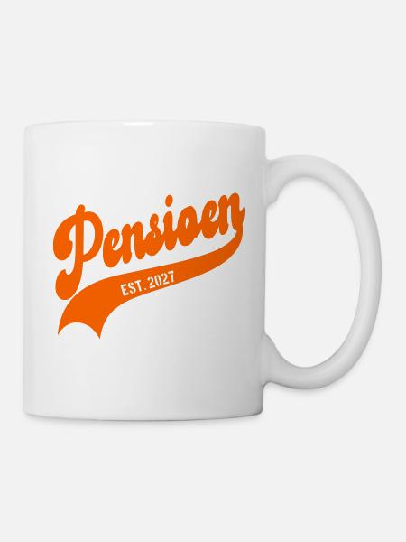 Niederländische Rentenleistung 2027 - Tasse - Weiß