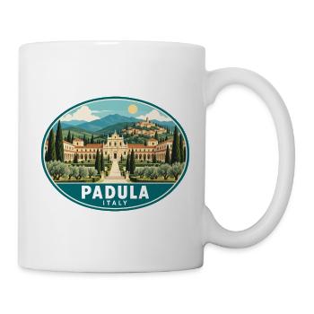 Erkunden Sie Padula in Italien Campania Heritage - Tasse - Weiß - Rechts