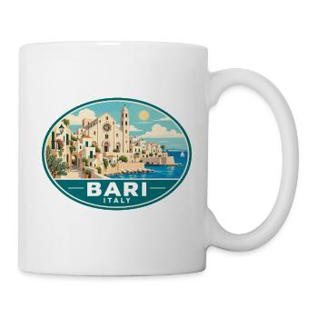 Entdecken Sie Bari an der Adriaküste Italiens - Tasse - Weiß - Rechts