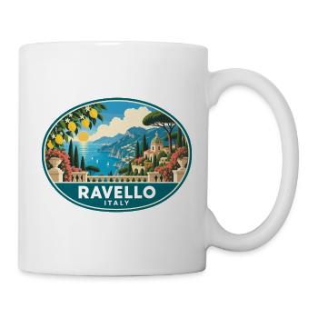 Erkunden Sie Ravello in Italien Amalfiküste Reisen - Tasse - Weiß - Rechts