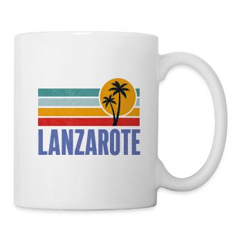 Lanzarote - Canary Islands - Kanaren - Vulkane - Tasse - Weiß - Rechts