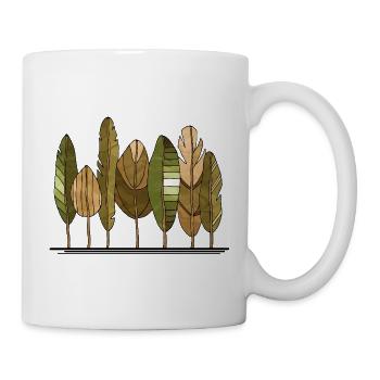 Baum - Tasse - Weiß - Rechts