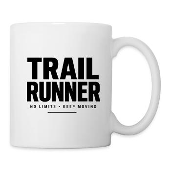 Trail Runner -  No Limits Keep Moving - Tasse - Weiß - Rechts