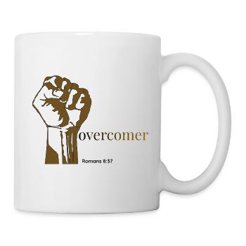 Überwinder - Tasse - Weiß - Rechts
