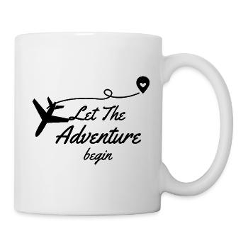 Reisen Urlaub Reisefieber Lustig Weltenbummler Vie - Tasse - Weiß - Rechts