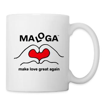 MALOGA - Make Love Great Again - Tasse - Weiß - Rechts