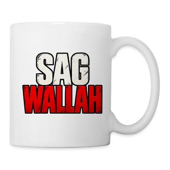 Sag Wallah – Lustiger Statement Spruch - Tasse - Weiß - Rechts