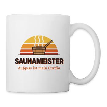 Sauna Meister Cardio Kraft - Tasse - Weiß - Rechts