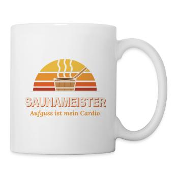 SaunaMeister Aufguss Cardio - Tasse - Weiß - Rechts