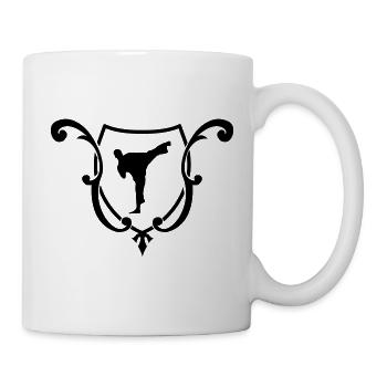 Karate - Tasse - Weiß - Rechts