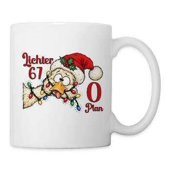 67 Lichter, 0 Plan - Chaos Lustig Xmas - Tasse - Weiß - Rechts