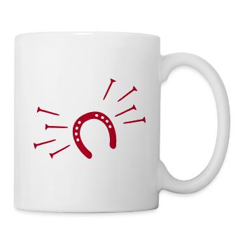 footprints horse - Mug - white - Right