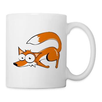 Fuchs - Tasse - Weiß - Rechts