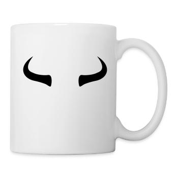 Bull Horns black - Tasse - Weiß - Rechts