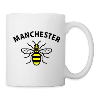 MANCHESTER MANCS MCR BIENE BEE - Tasse - Weiß - Rechts