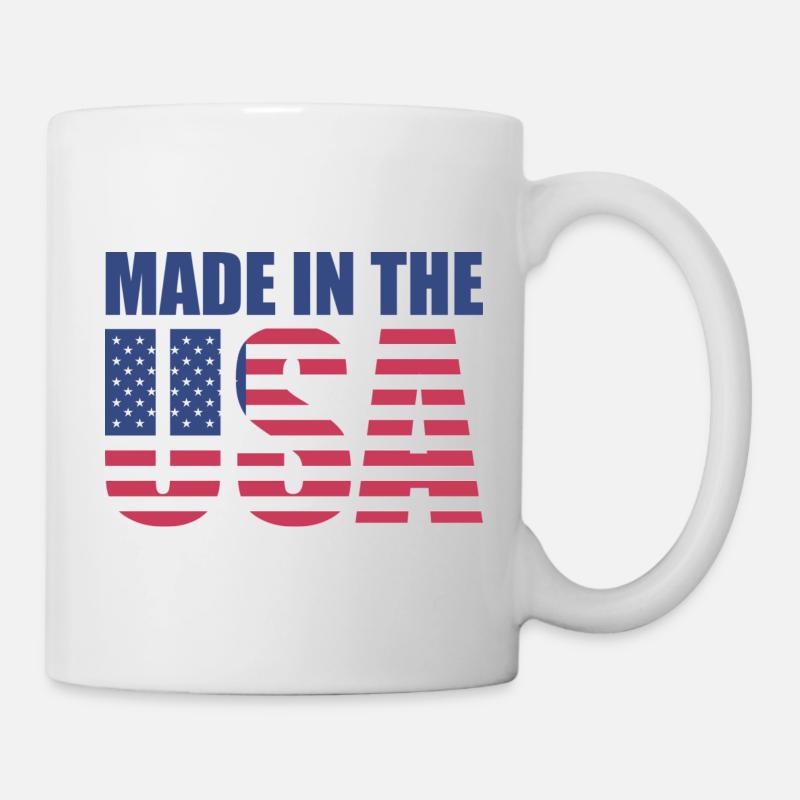 made-in-the-usa - Tasse - Weiß