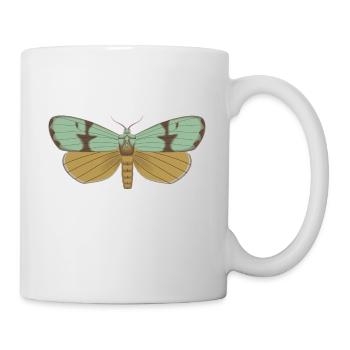 Schmetterling 115 - Tasse - Weiß - Rechts