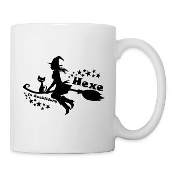 Hexe in Ausbildung - Tasse - Weiß - Rechts