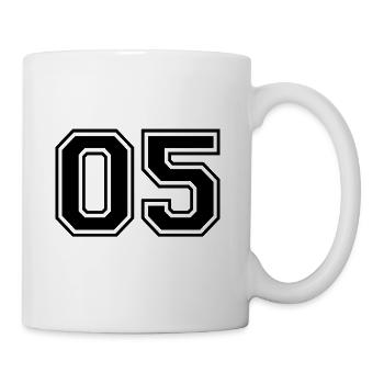 05 - Rugby style sport - Jersey Shirt Design - Mug blanc - blanc - Droite