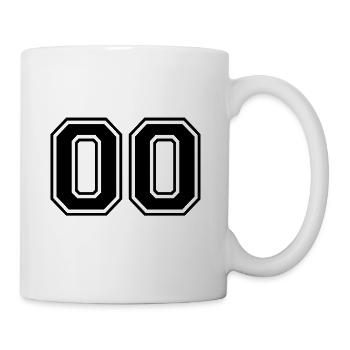 00 - Collegestyle Sportswear Motiv - Tasse - Weiß - Rechts