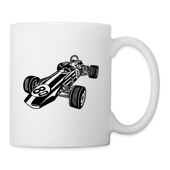 Race Car / Race Car 02_black - Mug - white - Right