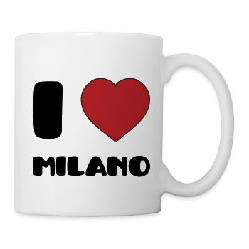 I Love Milano - Tasse - Weiß - Rechts