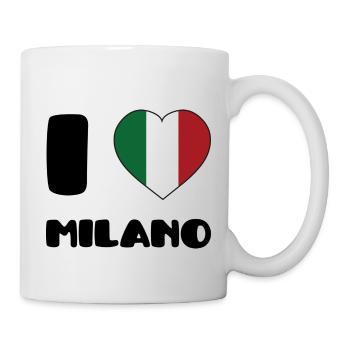 I Love Milano - Tasse - Weiß - Rechts