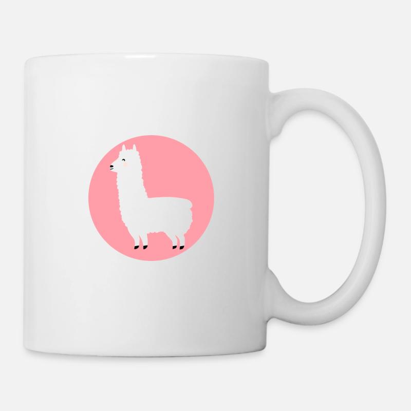 Lama - Tasse - Weiß