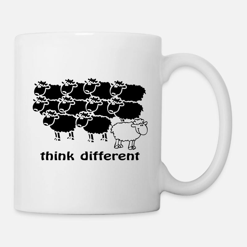 Think different - Mug blanc - blanc