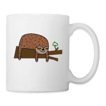 Cute sloth - Mug - white - Right
