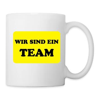 Équipe et travail d'équipe - Mug blanc - blanc - Droite