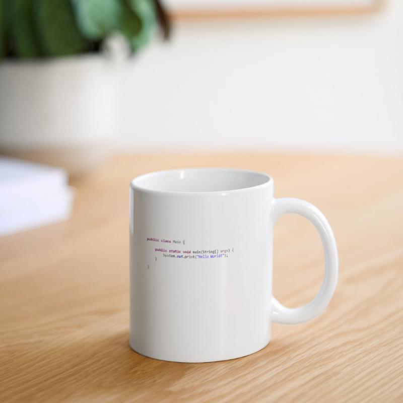 Java Hello World! gift idea Mug