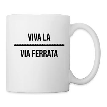 Viva la via ferrata - via ferrata gift - Mug - white - Right