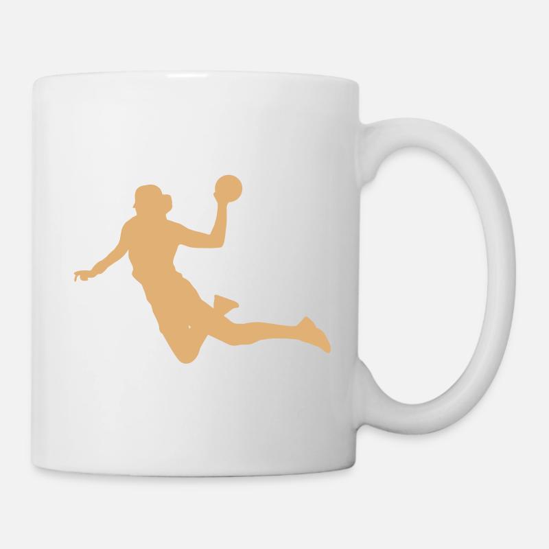 Handball féminin de - Mug blanc - blanc