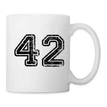 42 - Tasse - Weiß - Rechts