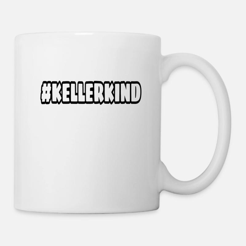 Kellerkind - Tasse - Weiß