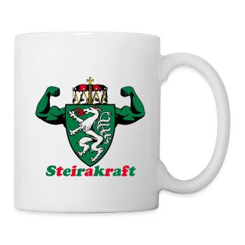 Steirakraft Steiermark Steirer Armoiries Idée Cadeau - Mug blanc - blanc - Droite