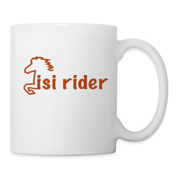 Islande à cheval - Mug blanc - blanc - Droite