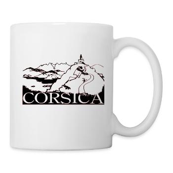 Korsika - Tasse - Weiß - Rechts